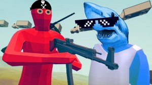 БАНДАНОГОЛОВЫЙ И ГАНГСТА АКУЛА ► TABG - Tottaly Accurate Battlegrounds