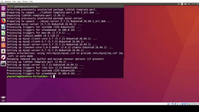 PHP and Linux - Install LAMP - Install MySQL on Ubuntu смотреть онлайн