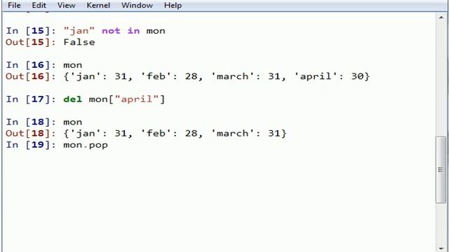 Dictionary in Python смотреть онлайн