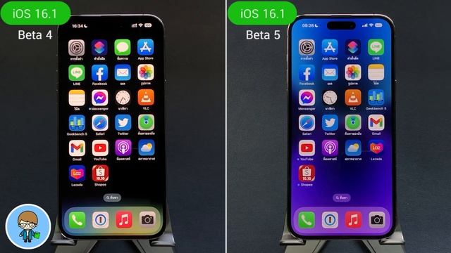 iPhone 14 Pro Max iOS 16.1 Beta 4 VS iOS 16.1 Beta 5 ? смотреть онлайн