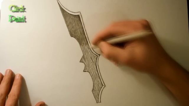 Как нарисовать 3D Рисунок Сюрикен Бэтмена смотреть онлайн