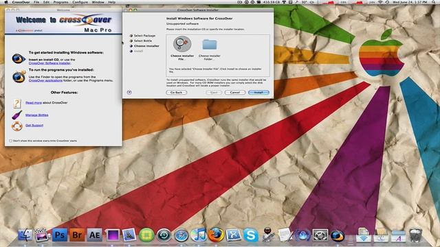 Open Any Windows exe File On Mac With CrossOver смотреть онлайн