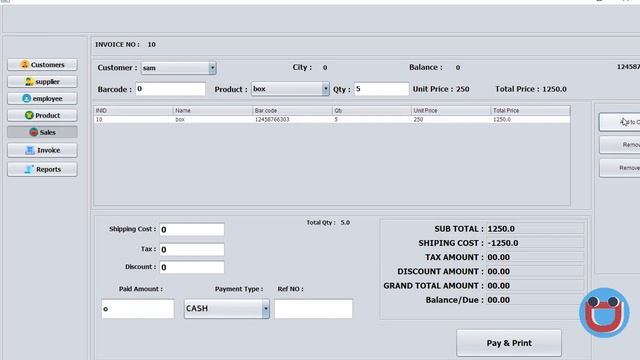 Java POS inventory management system Video MySQL Net Beans with code java for beginners #java 28 смотреть онлайн
