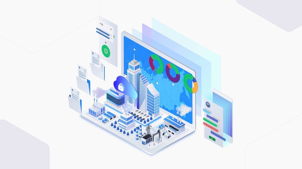 Презентационный видеоролик НПЦ Бизнес Автоматика - Образец персонажной 2D анимации и инфографики. смотреть онлайн