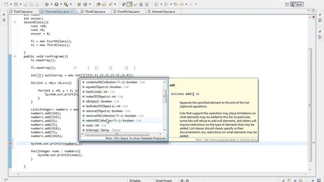 Java programming part 32 Java ArrayLists 2 Methods смотреть онлайн