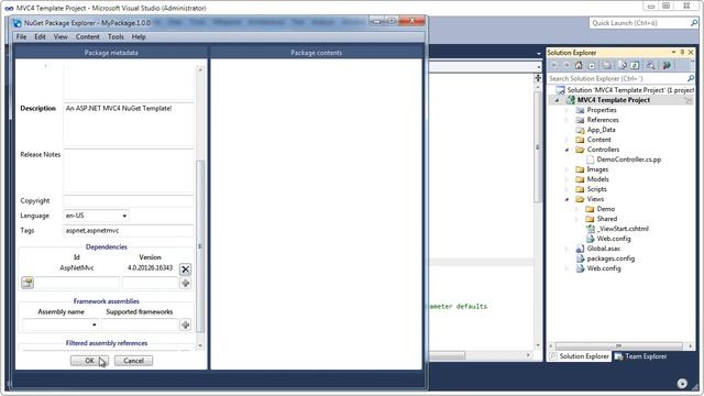 Creating a NuGet Package in Visual Studio 11 смотреть онлайн