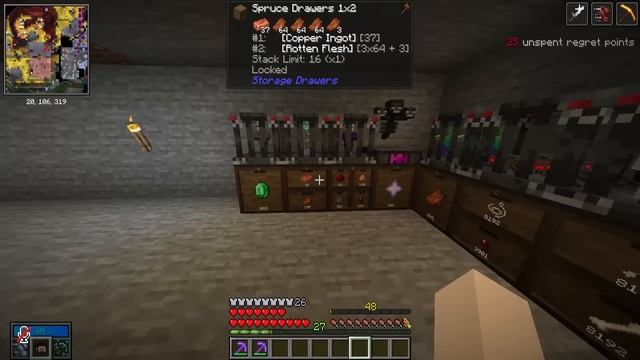 END GAME Storage with NO DISKS!!! - Minecraft Vault Hunters SMP 1.18 eps45 смотреть онлайн