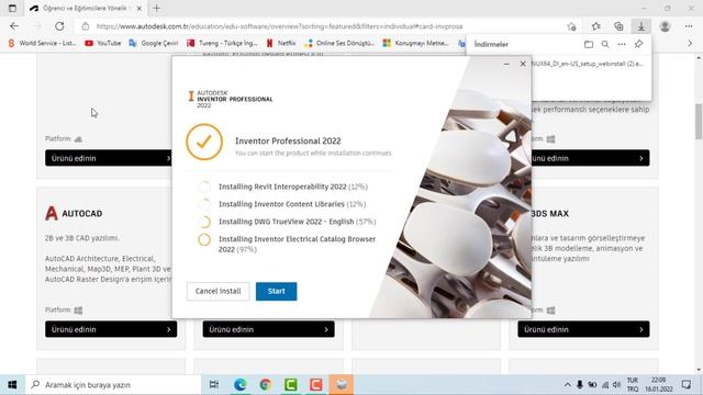 Autodesk Inventor Professional 2022 Öğrenci ve Eğitmen Sürümü | İndir ve Yükle смотреть онлайн