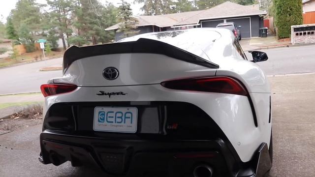 The BEST SPOILER For A Toyota Supra! Spoiler & Diffuser Install