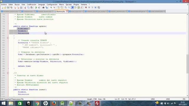 39. Mysql Php y Json desde Android. Servicios Web. (Programación Android Studio tutorial español) смотреть онлайн