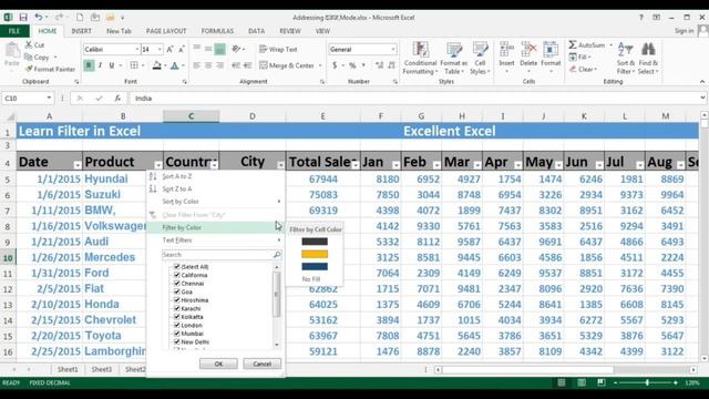 How we use Filter Function in Excel смотреть онлайн