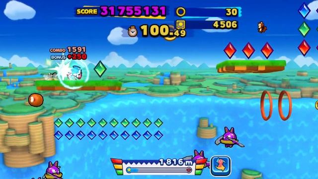 Sonic Adventure 2 BGM Event (Gameplay) - Sonic Runners Revival смотреть онлайн