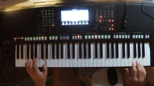 Видео. А. Державин. Журавли. На синтезаторе.