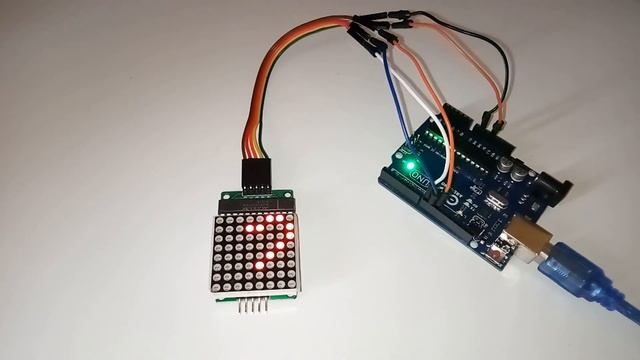arduino светодиодная матрица смотреть онлайн