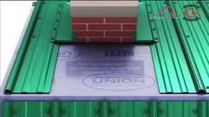 Установка примыкания. Монтаж кровли