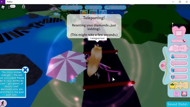 Фонтан желаний дарит брилианты Роял Хай Fountain of Dreams Royale ♡ High Roblox Роблокс смотреть онлайн