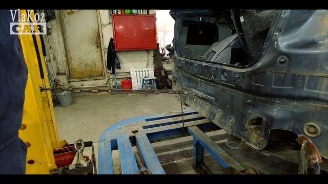 Восстановил ШКОДУ БЕЗ ПОКРАСКИ после сильного удара в зад смотреть онлайн