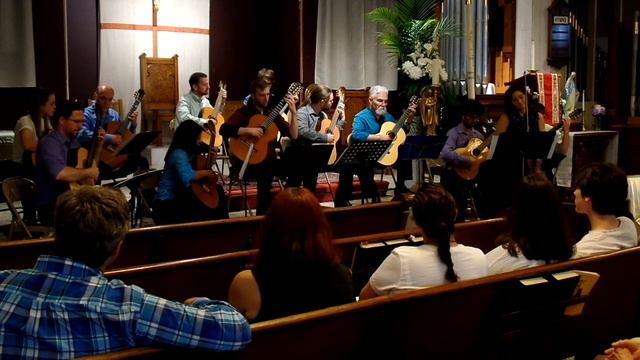 Oblivion - Astor Piazzolla - Classical Guitar Orchestra смотреть онлайн