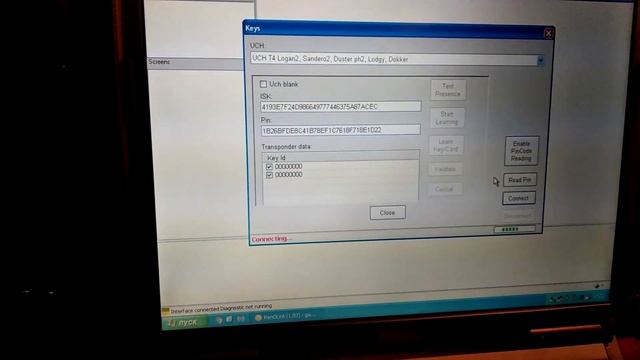 RENOLINK 1.87, KEY Programming On DUSTER 2. Прописываем ключи на Duster 2.