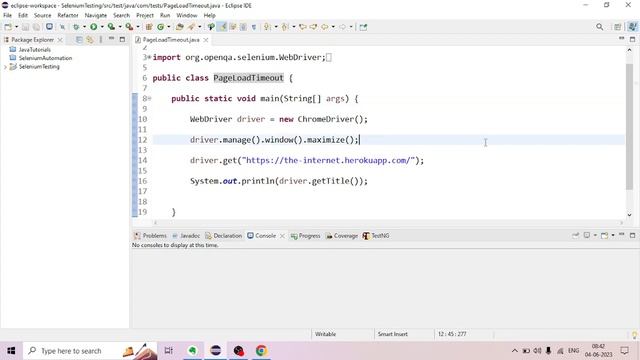 Use of pageLoadTimeout in Selenium | Selenium 4 Tutorials | Selenium 4 Beginners | Malayalam | #37 смотреть онлайн