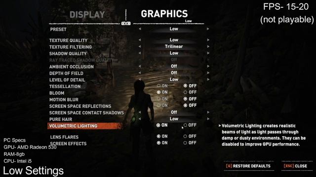 Shadow of Tomb Raider On DELL Inspiron 5570 | AMD Radeon 530 смотреть онлайн