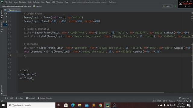 Create Working Login System Using Python | Python Projects смотреть онлайн