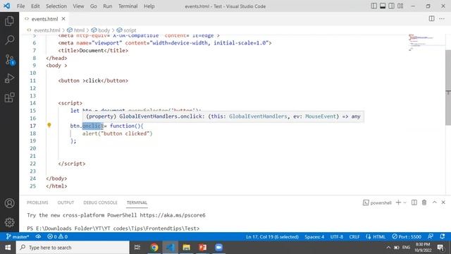 different ways of event handling in website |Events in JavaScript |Event handling in JavaScript смотреть онлайн