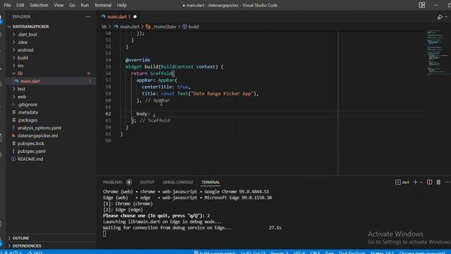 Flutter Mobile Apps - how to implement a Date Range Picker App in Flutter смотреть онлайн