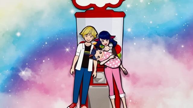 Miraculous Ladybug & Cat noir Want to have a baby - Paper dolls story смотреть онлайн