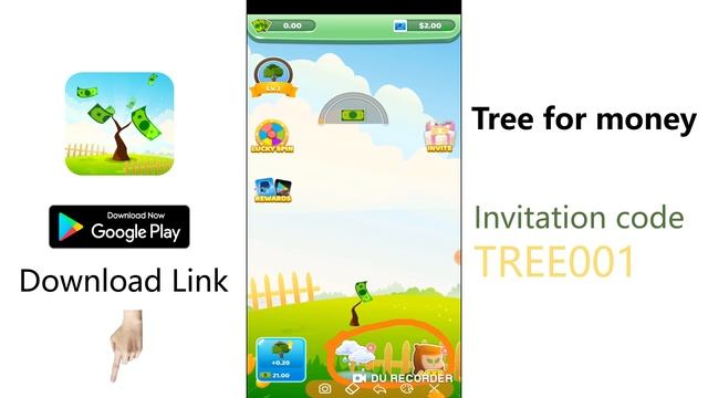 【TREE FOR MONEY】，planting tree to get money, come to play and grow up your money tree. смотреть онлайн