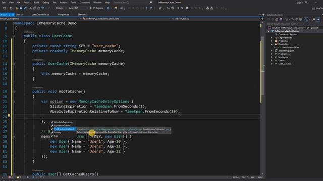 Using IMemoryCache to cache data in-memory using .NET 5 [An Introduction] смотреть онлайн