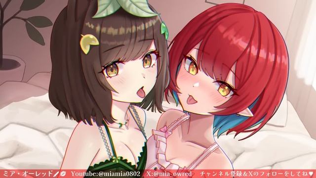 【両耳舐めASMR】奥までぐっぽり♡ナマ舌実感超密着両耳舐めで逃げられない♡【ミア・オーレッド×本多ぽこ】#本多のオーレッド Ear licking,舔耳 смотреть онлайн