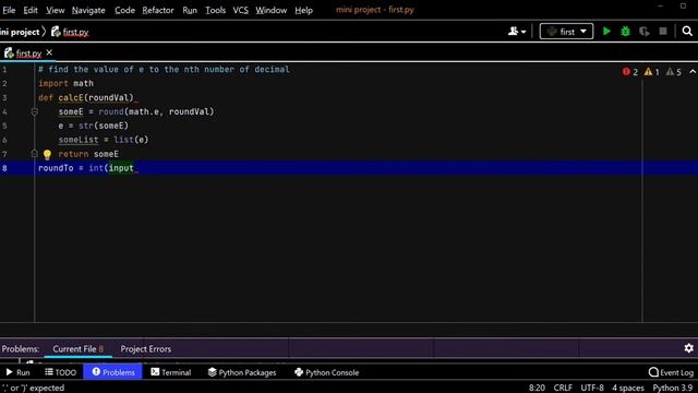 python program find value of e to the nth number of decimal | full python course | python tutorials смотреть онлайн