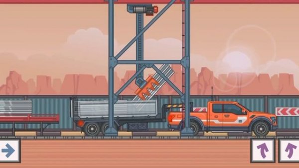 Геймплей по игре Trucker and Truck