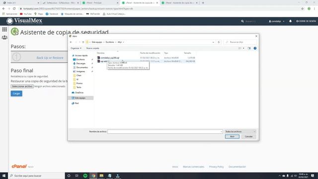 Crear un Respaldo de Wordpress y Restaurar un sitio desde CPANEL смотреть онлайн