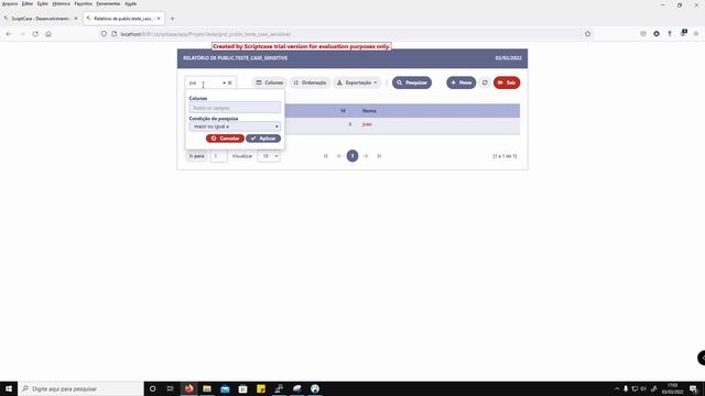 Scriptcase + PostgreSQL + pesquisa case insensitive e accent insensitive смотреть онлайн