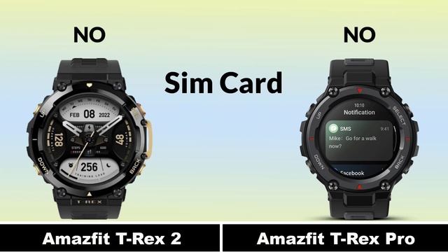 Amazfit T-Rex 2 VS Amazfit T-Rex Pro Comparison