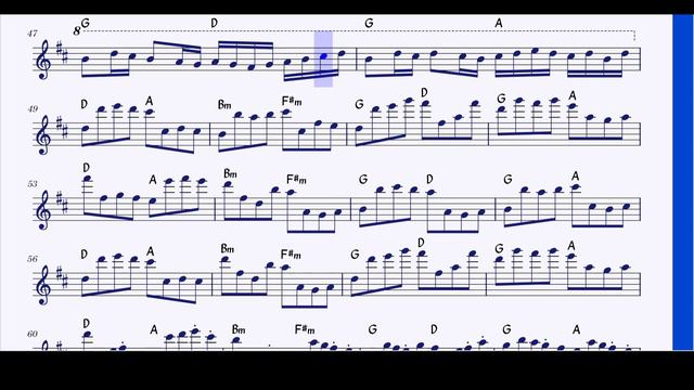 Canon D (Pachelbel) Violin / Flute [Sheet Music] (Play Along) смотреть онлайн