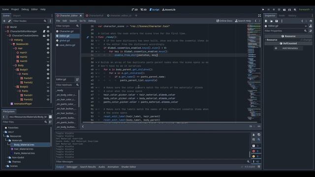 3D Character Editor in Godot 4 Tutorial смотреть онлайн