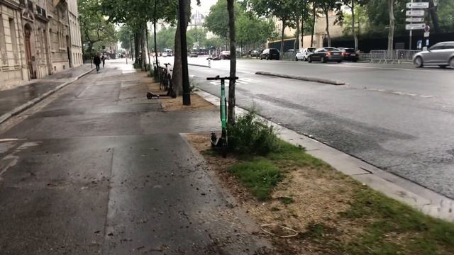 Скутеры новый вид транспорта в Париже смотреть онлайн