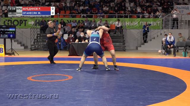 ПР-21. ГРБ. U15. 110 кг. 1/2 финала. Рефат Муединов - Жора Оганесян смотреть онлайн