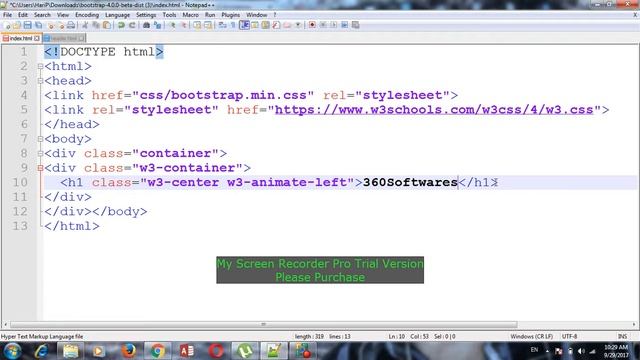 W3 Bootstrap animation in tamil смотреть онлайн