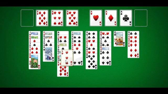 Офисная игра Солитер смотреть онлайн