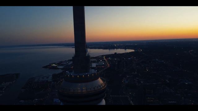 Toronto Sunset | DJI Drone Mini 2 | Downtown Skyline Canada 2022 Aerial Night View 4K смотреть онлайн