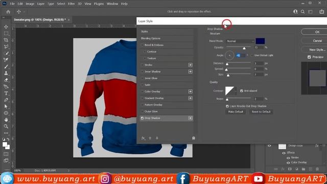 Custom Sweater Mockup in Photoshop (Torn Paper Brush) смотреть онлайн