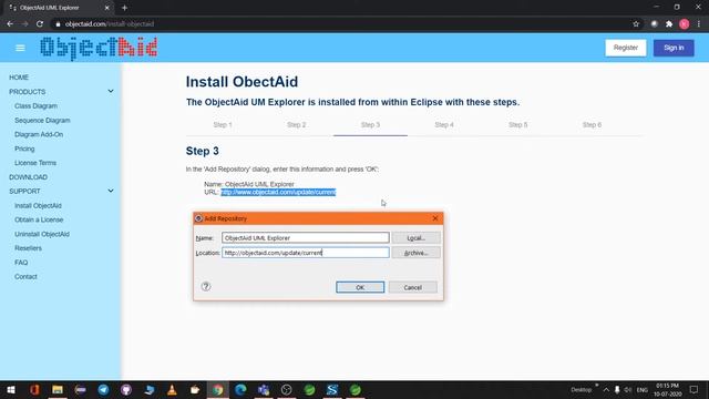 Generate class diagram in eclipse (objectaid) plugin смотреть онлайн