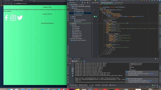 Design, Build and Deploy Portfolio Website with Flutter | Flutter Tutorial For Beginners смотреть онлайн
