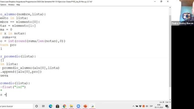 Clase 16 Ejercicios de listas P105 смотреть онлайн