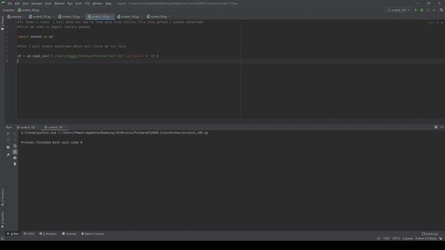 Python - Pandas 2023! - Loading text/csv file смотреть онлайн