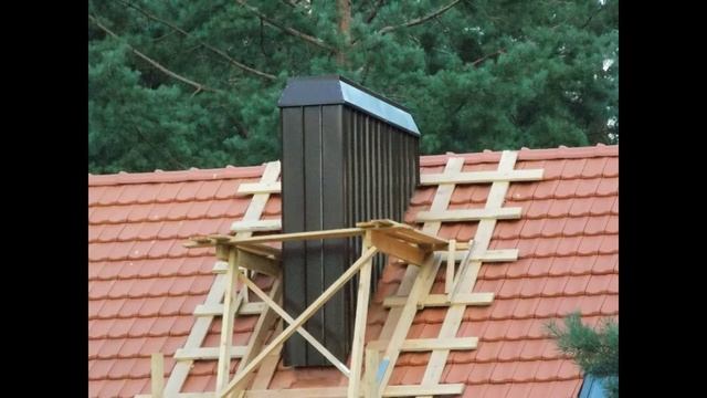 Обшивка кирпичной трубы жестью смотреть онлайн